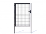 Nylofor 3D Essential Pedestrian Left Open Swing Gate Anthracite 1