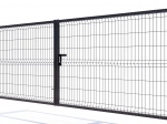 Nylofor 3D Essential Double Wide Swing Gate Anthracite 2