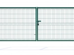 Nylofor 3D Essential Double Wide Swing Gate Green 1