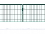 Brama dwuskrzydłowa Nylofor Premium - 160 cm Zielona